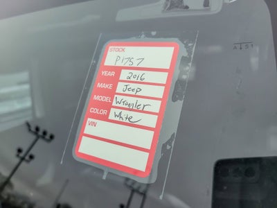 2016 Jeep Wrangler Unlimited Sport