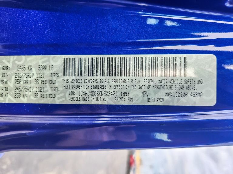 2019 Jeep Wrangler Unlimited Sport S 4x4