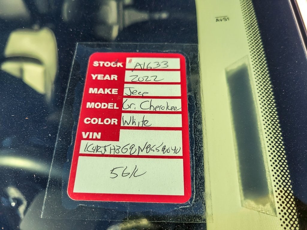 2022 Jeep Grand Cherokee Limited 4x4