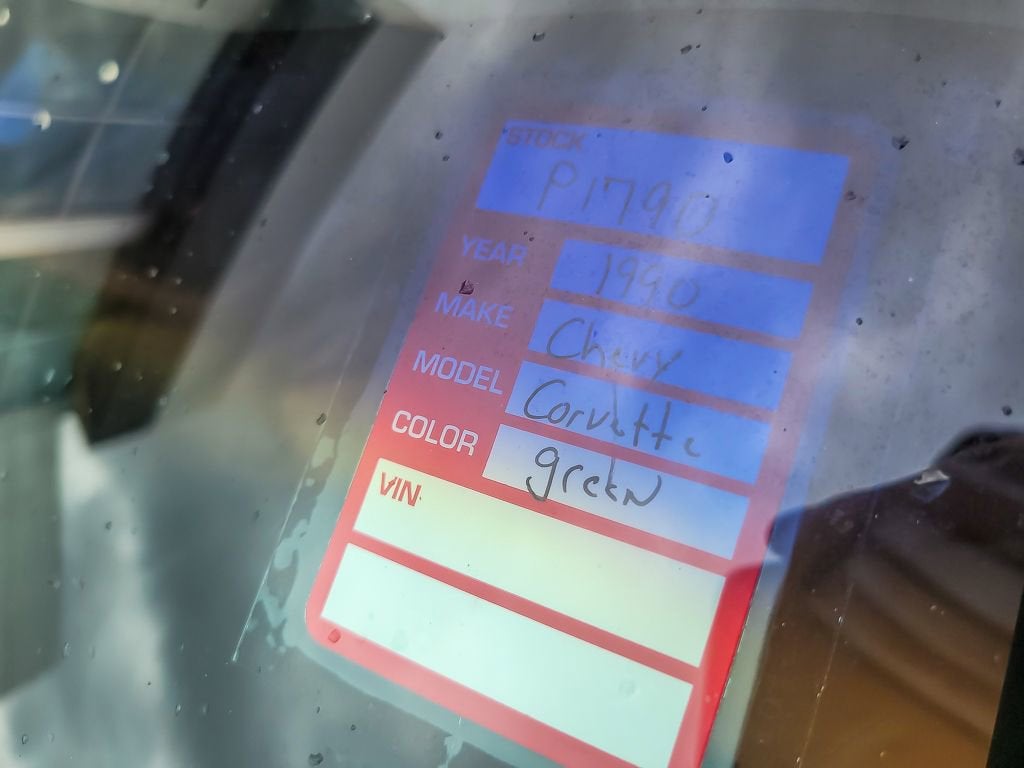 1990 Chevrolet Corvette NA