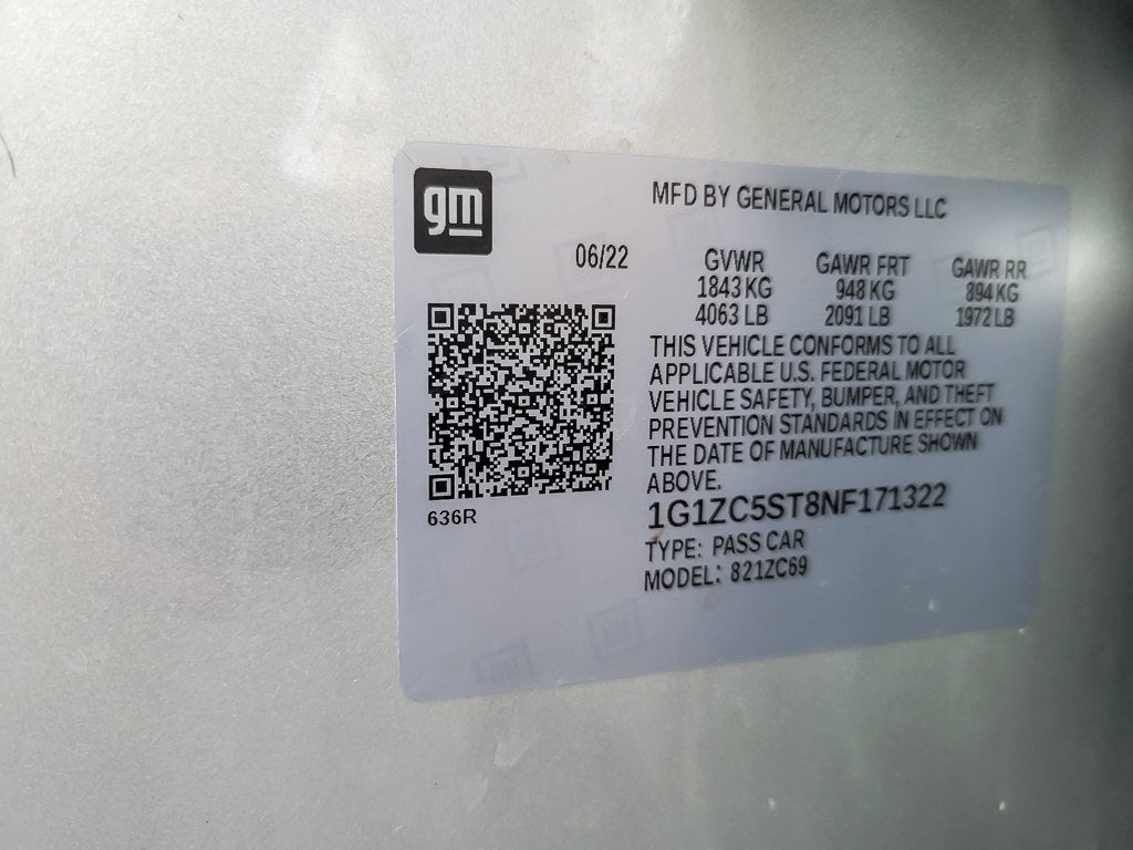 2022 Chevrolet Malibu FL