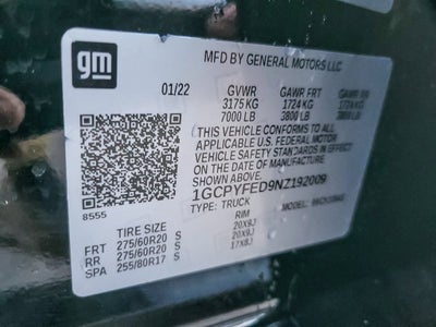 2022 Chevrolet Silverado 1500 LTD LT Trail Boss