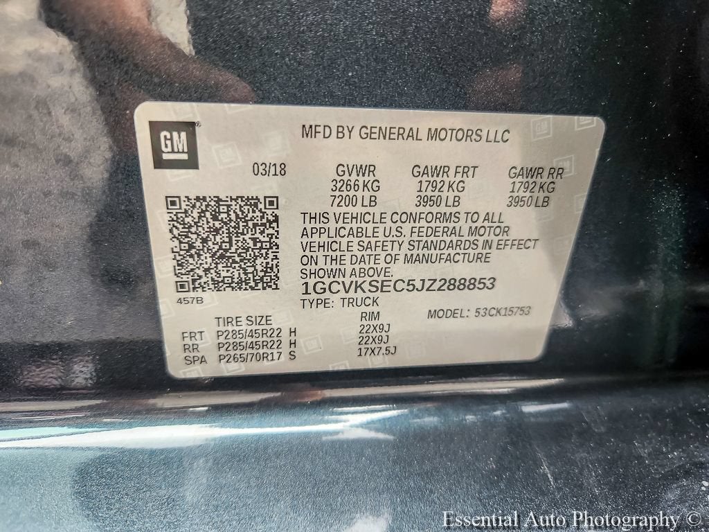 2018 Chevrolet Silverado 1500 LTZ