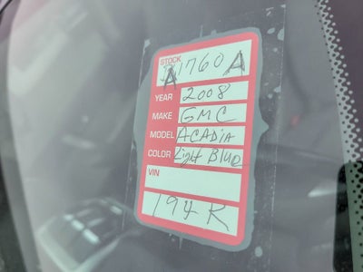 2008 GMC Acadia SLE1