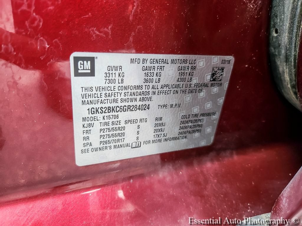 2016 GMC Yukon SLT