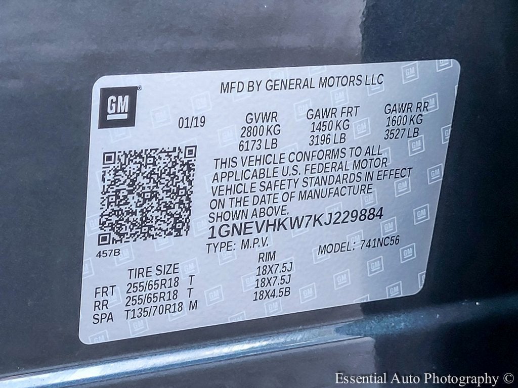 2019 Chevrolet Traverse LT Leather