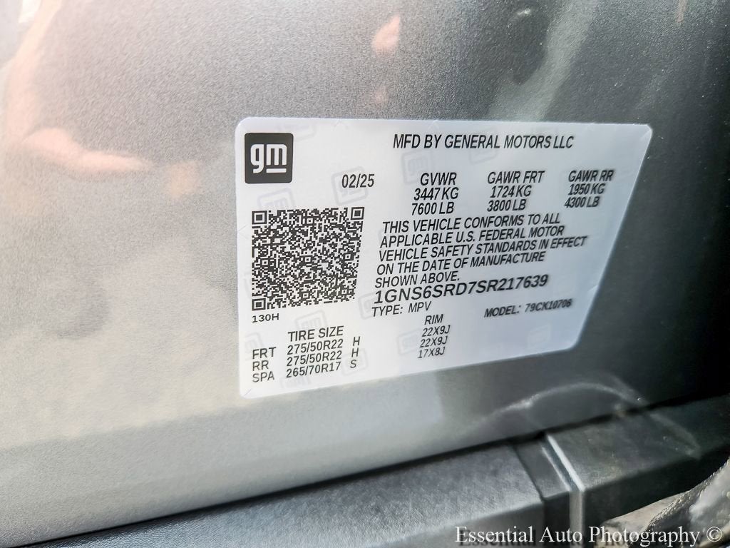 2025 Chevrolet Tahoe Premier