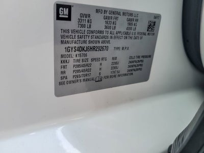 2017 Cadillac Escalade Platinum