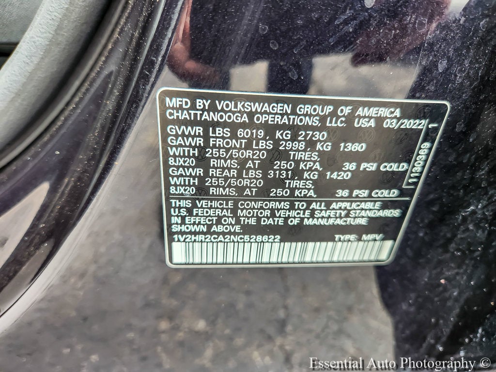 2022 Volkswagen Atlas 3.6L V6 SE w/Technology