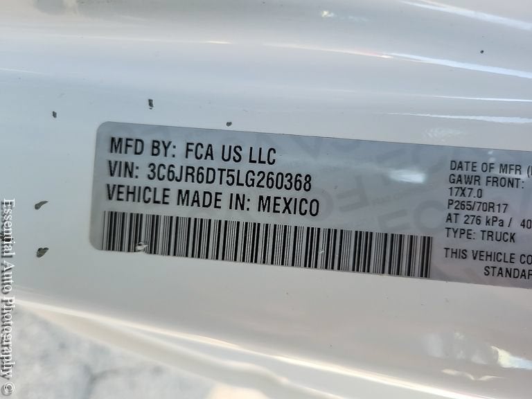 2020 RAM 1500 Classic Tradesman Regular Cab 4x2 8' Box