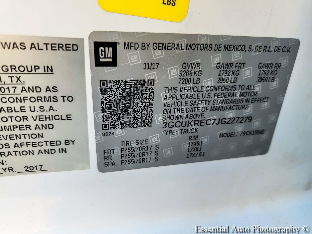 2018 Chevrolet Silverado 1500 LT
