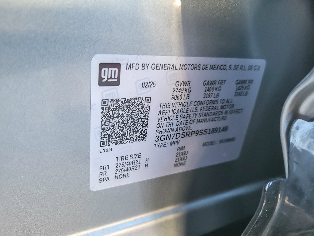 2025 Chevrolet Equinox EV RS