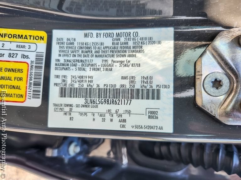 2018 Lincoln MKZ Black Label