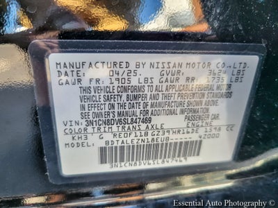 2025 Nissan Versa 1.6 S