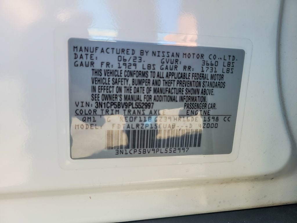 2023 Nissan Kicks S Xtronic CVT