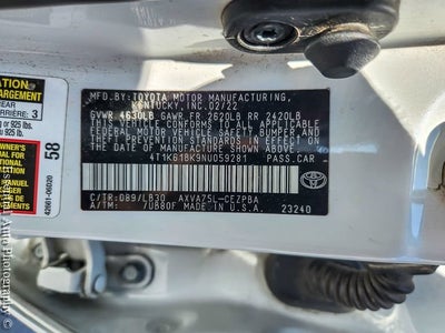 2022 Toyota Camry XSE AWD
