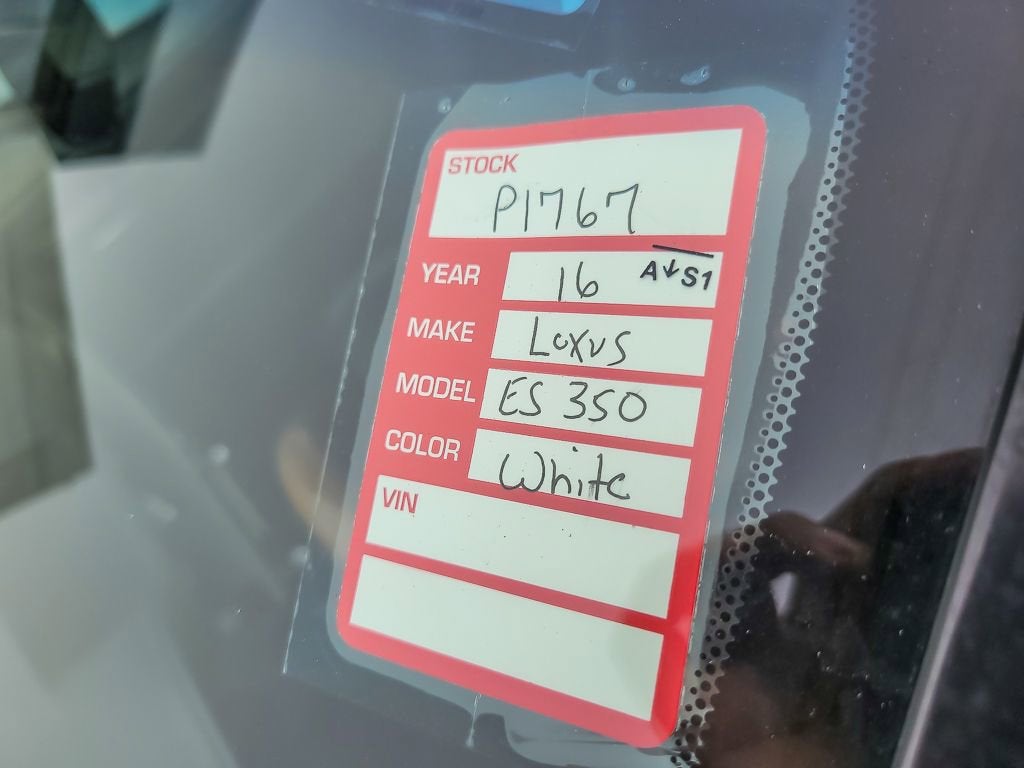 2016 Lexus ES 350 NA