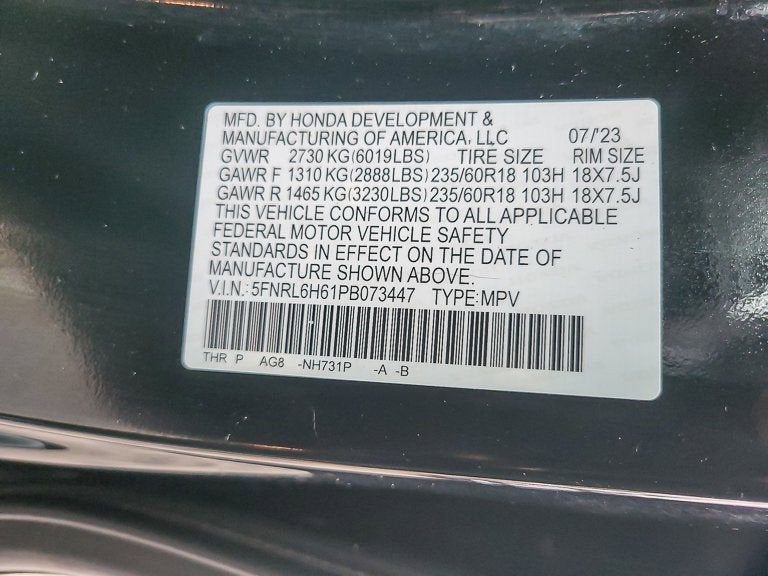 2023 Honda Odyssey EX-L