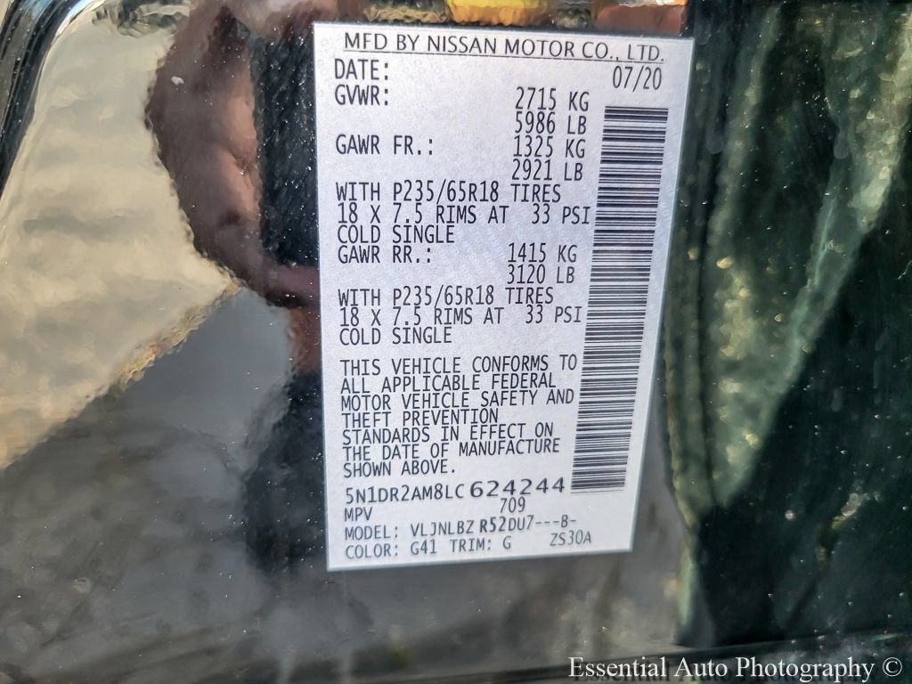 2020 Nissan Pathfinder S 4WD