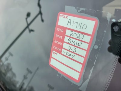 2022 BMW X3 xDrive30i