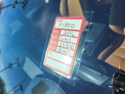 2016 Lexus IS 300 NA