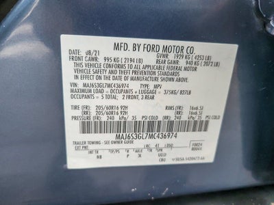 2021 Ford EcoSport SE