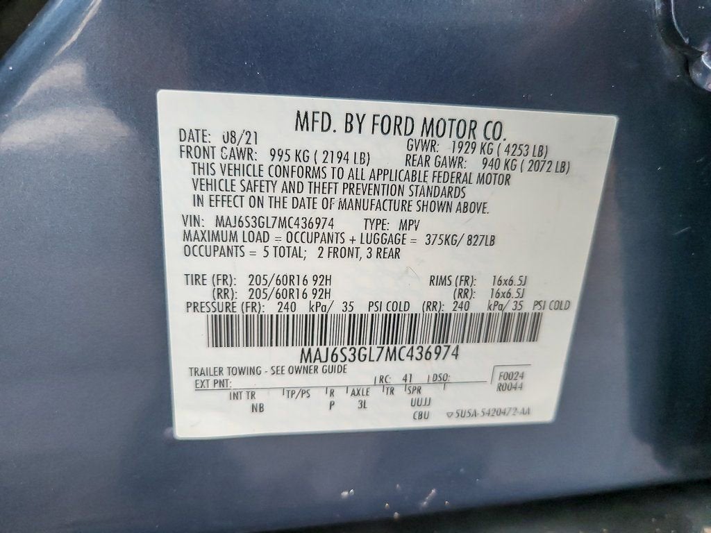 2021 Ford EcoSport SE