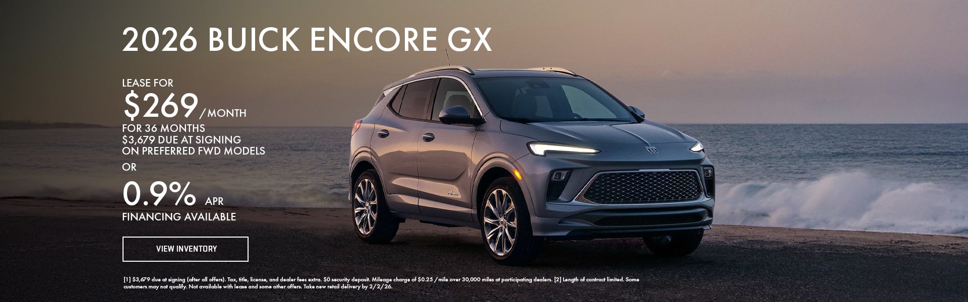 New 2026 Buick Encore GX