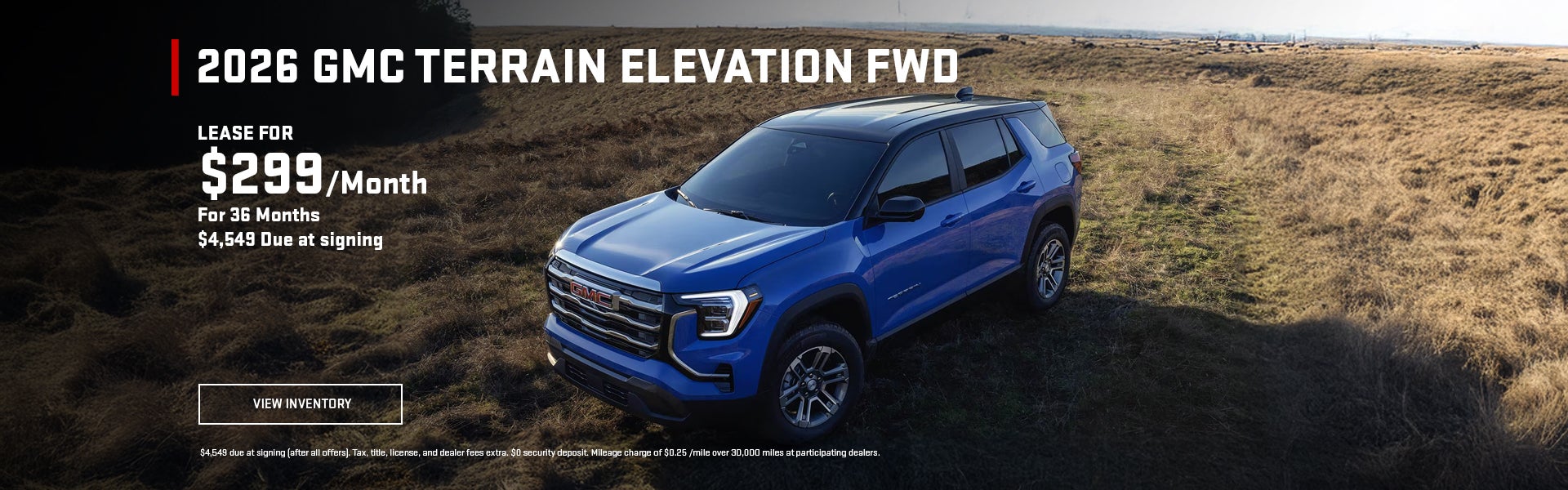 New 2026 GMC Terrain Elevation FWD